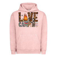 Pigment Salmon Love Camping Urban Hoodie - CowhideDigitalArt