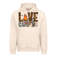 Sandshell Love Camping Urban Hoodie - CowhideDigitalArt