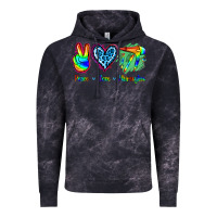 Cloud Black Peace Love Hairstylist Vintage Hoodie - Jasminsmagicworld