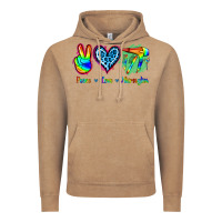 Vintage Coffee Peace Love Hairstylist Vintage Hoodie - Jasminsmagicworld