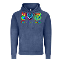 Vintage Denim Peace Love Hairstylist Vintage Hoodie - Jasminsmagicworld