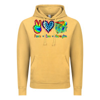 Vintage Mustard Peace Love Hairstylist Vintage Hoodie - Jasminsmagicworld