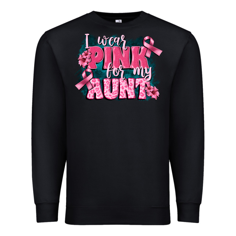 I Wear Pink For My Aunt Premium Sweatshirt by FaDigitalArtStudio | Teevron
