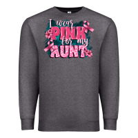 Charcoal Heather i wear pink for my aunt Premium Sweatshirt - FaDigitalArtStudio