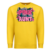 Lemon i wear pink for my aunt Premium Sweatshirt - FaDigitalArtStudio