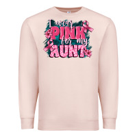 Pale Pink i wear pink for my aunt Premium Sweatshirt - FaDigitalArtStudio