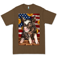 Cacao Western American Pig Premium Tee - LillyAllenDesigns