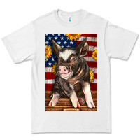 White Western American Pig Premium Tee - LillyAllenDesigns