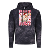 Cloud Black santas favorite nurse Vintage Hoodie - MaliasSmallBusiness