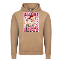 Vintage Coffee santas favorite nurse Vintage Hoodie - MaliasSmallBusiness