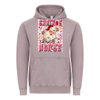 Vintage Zinc santas favorite nurse Vintage Hoodie - MaliasSmallBusiness