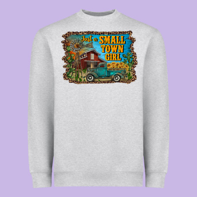 Just A Small Town Girl Heavyweight Sweatshirt Designed By Ranaportraitstore