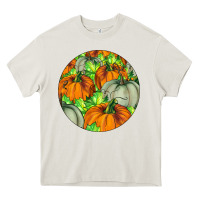 Cream Fall Rounded Heavy Core Tee - LillyAllenDesigns