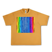Peanut Butter LGBTQ+ Pride American Flag Tumbler Urban Heavy Tee - BundleAndBundleShop