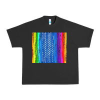 Pigment Black LGBTQ+ Pride American Flag Tumbler Urban Heavy Tee - BundleAndBundleShop