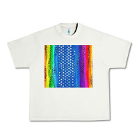 Pistachio LGBTQ+ Pride American Flag Tumbler Urban Heavy Tee - BundleAndBundleShop
