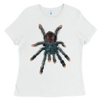 White Pink Toe Tarantula Ladies Tee - LillyAllenDesigns