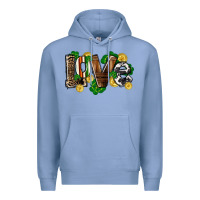 Colony Blue Western love St. Patrick's Day Premium Hoodie - CowGirlArtShop