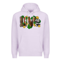 Lilac Western love St. Patrick's Day Premium Hoodie - CowGirlArtShop