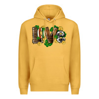 Mustard Western love St. Patrick's Day Premium Hoodie - CowGirlArtShop