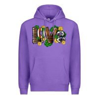Purple Western love St. Patrick's Day Premium Hoodie - CowGirlArtShop