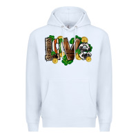 White Western love St. Patrick's Day Premium Hoodie - CowGirlArtShop