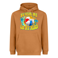 Meerkat Sunshine on my mind Heavyweight Hoodie - FaDigitalArtStudio