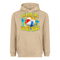 Mushroom Sunshine on my mind Heavyweight Hoodie - FaDigitalArtStudio