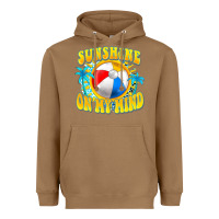 Toasted Coconut Sunshine on my mind Heavyweight Hoodie - FaDigitalArtStudio