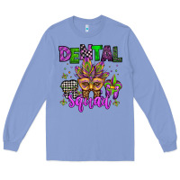 Colony Blue dental squad mardi gras teeth Long Sleeve Tee - Jasminsmagicworld