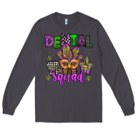 Smoke dental squad mardi gras teeth Long Sleeve Tee - Jasminsmagicworld