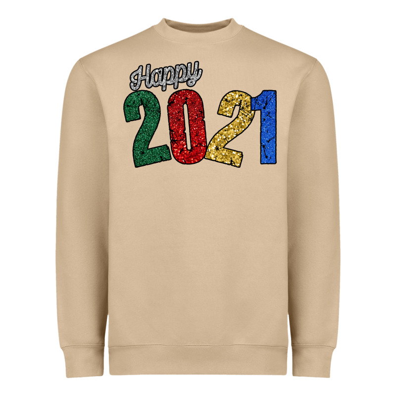 Happy 2021 Heavyweight Sweatshirt by Bettercallsaul | Teevron