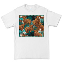 White turquoises gemstones cowhide highlands cow Premium Tee - BarkalooDesign