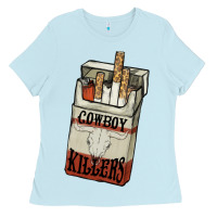 Cowboy Killers Cigarette Package Ladies Tee | Teevron