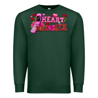 Sports Green Heart breaker Valentine's Day Premium Sweatshirt - FaDigitalArtStudio