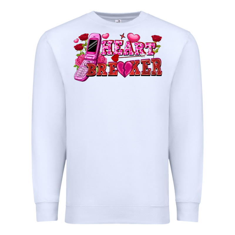 Heart Breaker Valentine's Day Premium Sweatshirt by FaDigitalArtStudio | Teevron
