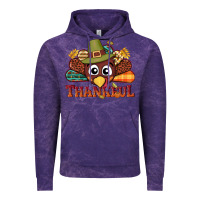 Cloud Purple western thankful thanksgiving turkey Vintage Hoodie - NancyCooperArtShop