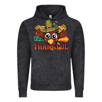 Vintage Black western thankful thanksgiving turkey Vintage Hoodie - NancyCooperArtShop