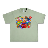 Oil Green LGBTQ+ Pride Coffee Cups Urban Heavy Tee - BundleAndBundleShop