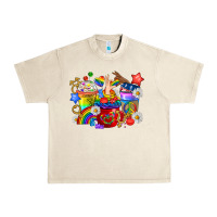 Sandshell LGBTQ+ Pride Coffee Cups Urban Heavy Tee - BundleAndBundleShop