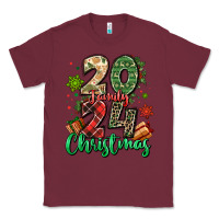 Burgundy 2024 family christmas Classic Tee - MaliasSmallBusiness