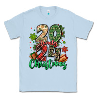 Dusty Blue 2024 family christmas Classic Tee - MaliasSmallBusiness