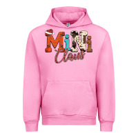 Fuchsia Pink Mini Claus Urban Hoodie - CowhideDigitalArt