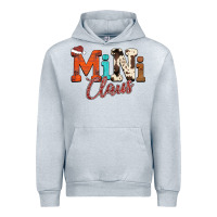 Heather Grey Mini Claus Urban Hoodie - CowhideDigitalArt