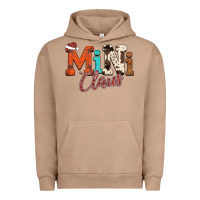 Pigment Burro Mini Claus Urban Hoodie - CowhideDigitalArt