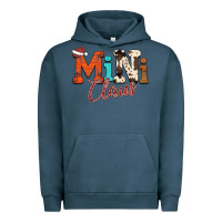 Pigment Midnight Navy Mini Claus Urban Hoodie - CowhideDigitalArt