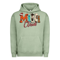 Pigment Oil Green Mini Claus Urban Hoodie - CowhideDigitalArt