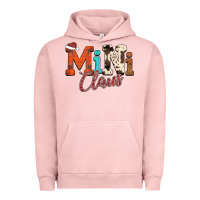 Pigment Salmon Mini Claus Urban Hoodie - CowhideDigitalArt