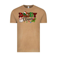 Vintage Camel Daddy Claus Santa Christmas lights and holly Vintage Tee - NancyCooperArtShop