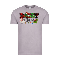 Vintage Zinc Daddy Claus Santa Christmas lights and holly Vintage Tee - NancyCooperArtShop